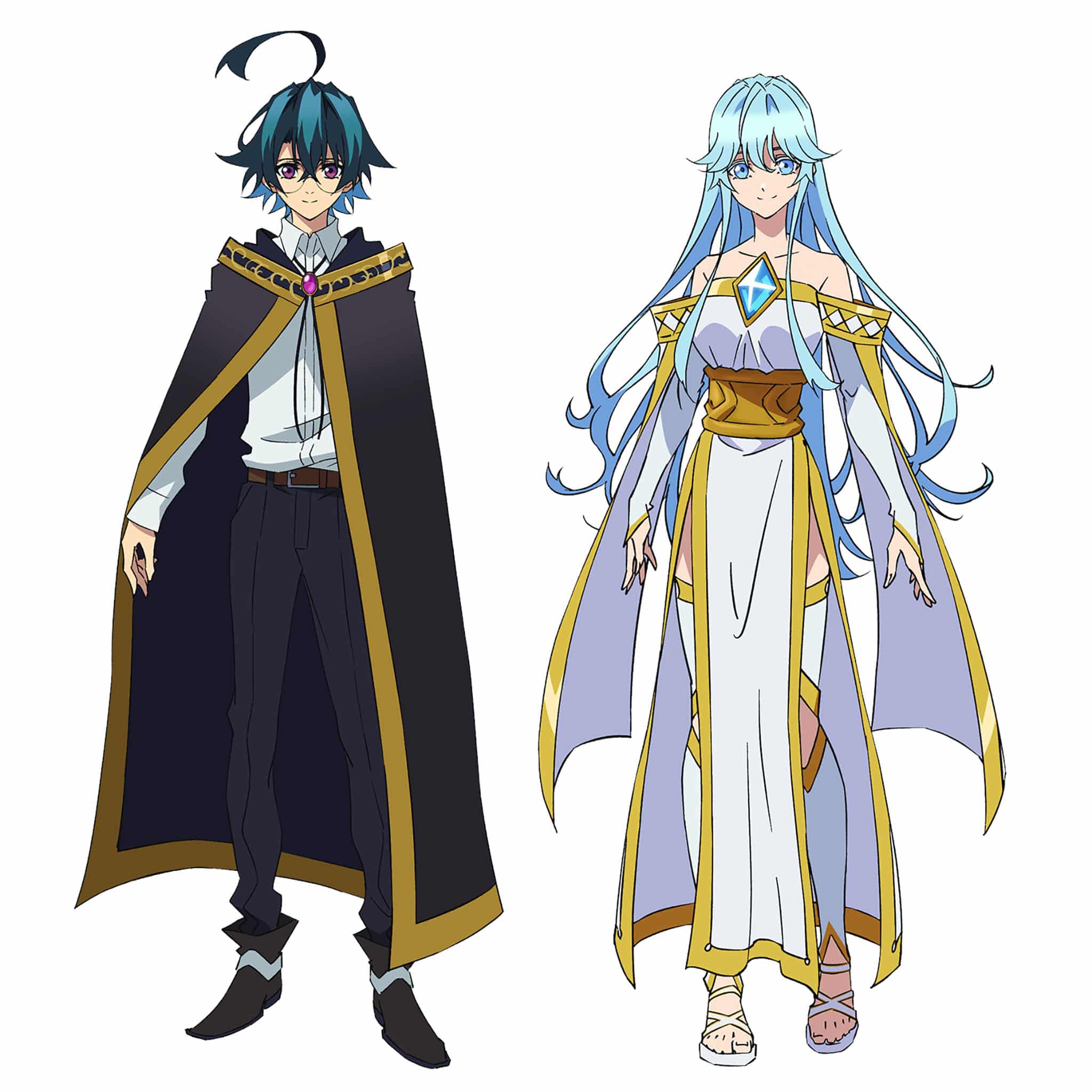 Character Design de Will et Elfaria dans l'anime Wistoria : Wand and Sword
