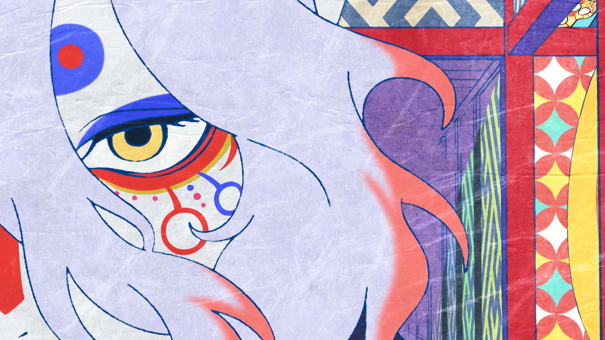 thumbnail image 2 of Mononoke: Karakasa (2024 Japanese Film) Promotional Poster Type B – Original, Multicolor 2 of 6
