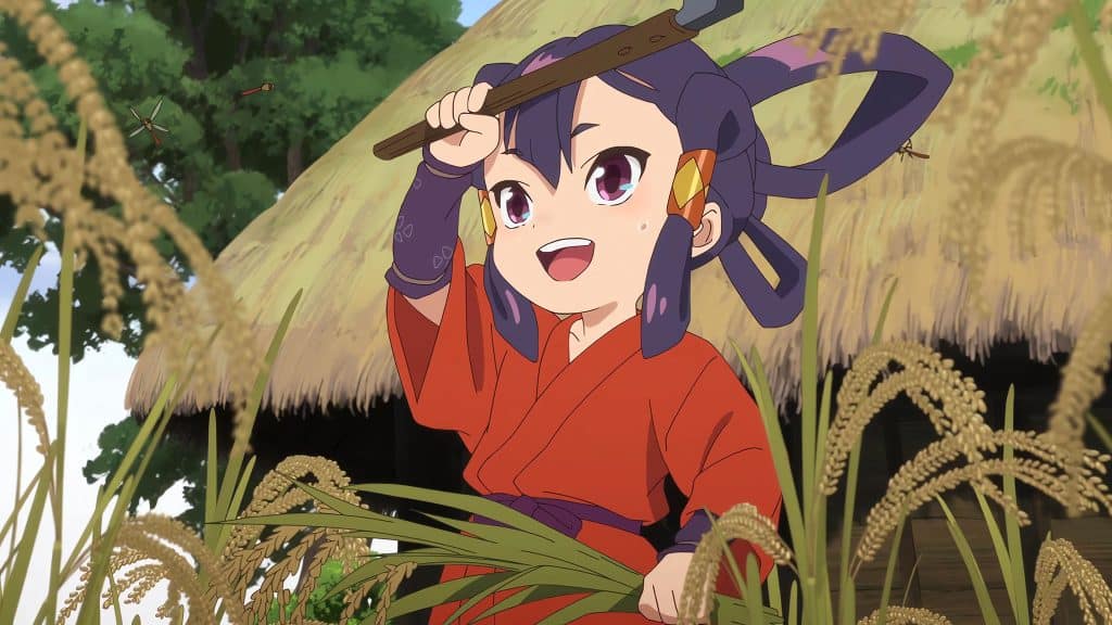 Annonce de la date de sortie et trailer de l'anime Sakuna : Of Rice and Ruin (Tensui no Sakuna-hime).