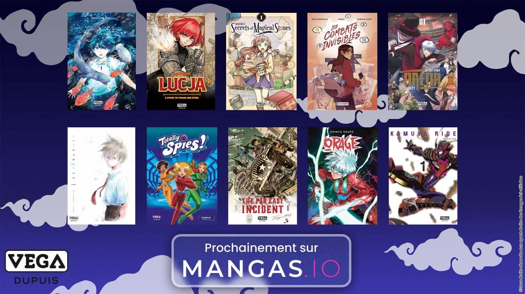Les éditions Vega rejoignent la plateforme Mangas.io.