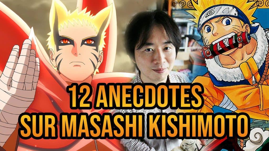 Liste de 12 anecdotes sur Masashi Kishimoto, l'auteur de Naruto.