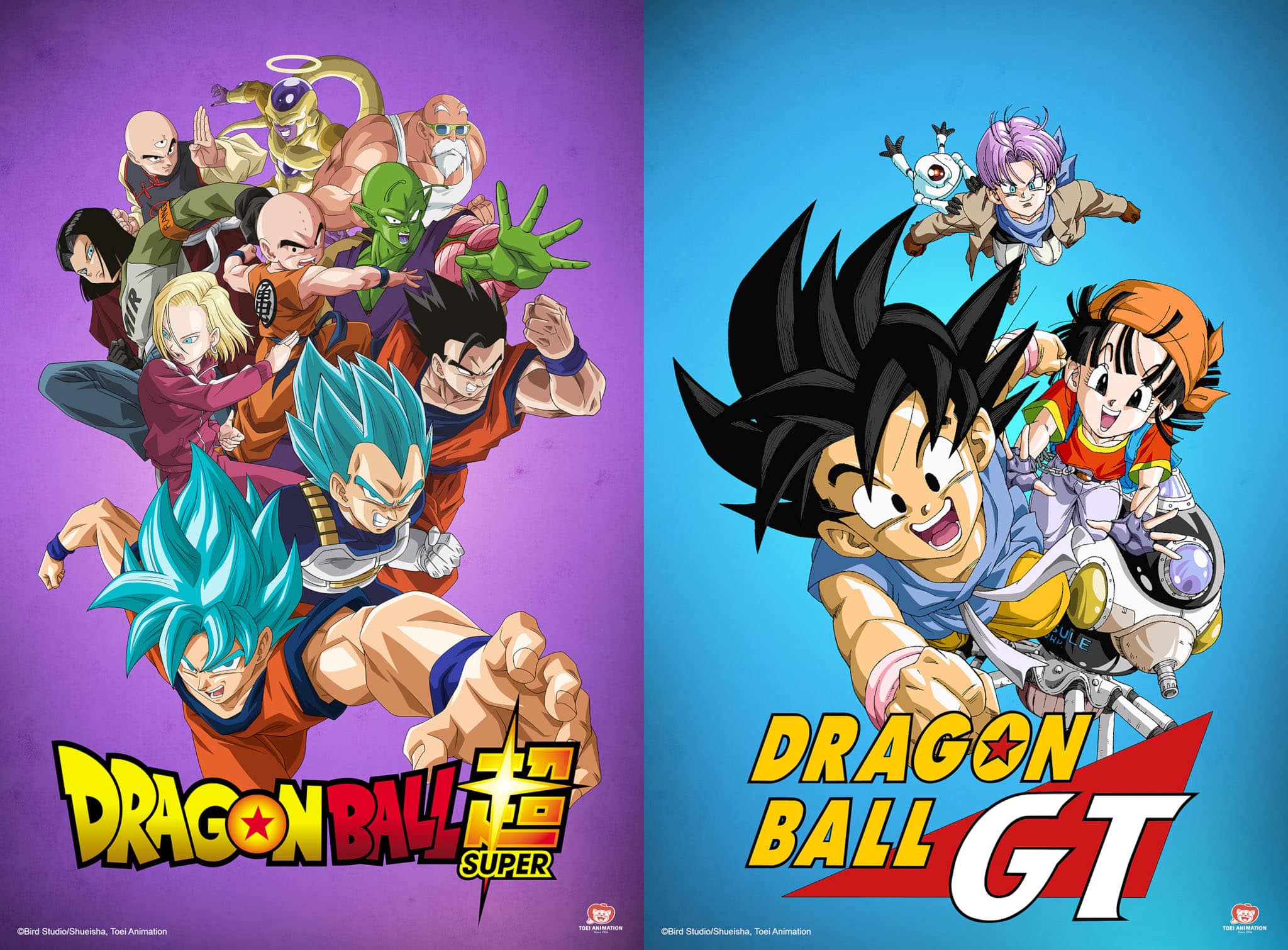 Annonce de la date de sortie sur Crunchyroll des animes Dragon Ball Super et Dragon Ball GT.