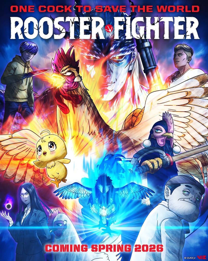 Deuxième visuel pour l'anime Rooster Fighter : Coq de baston.