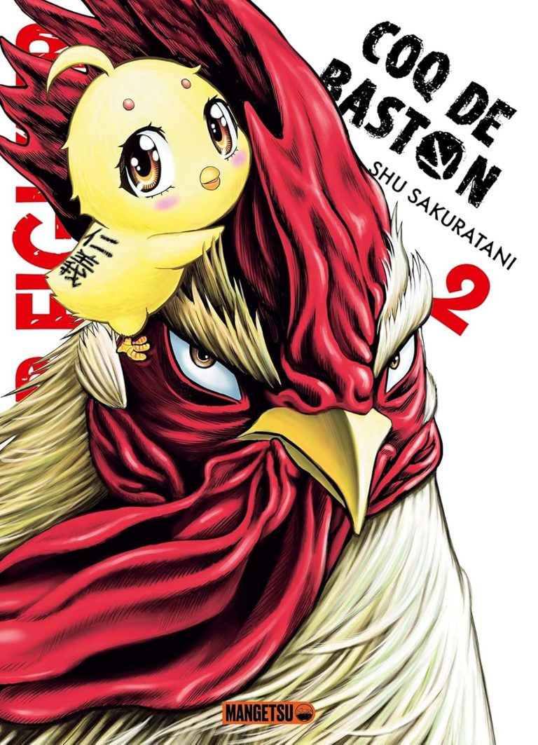 Tome 2 du manga Rooster Fighter : Coq de Baston.