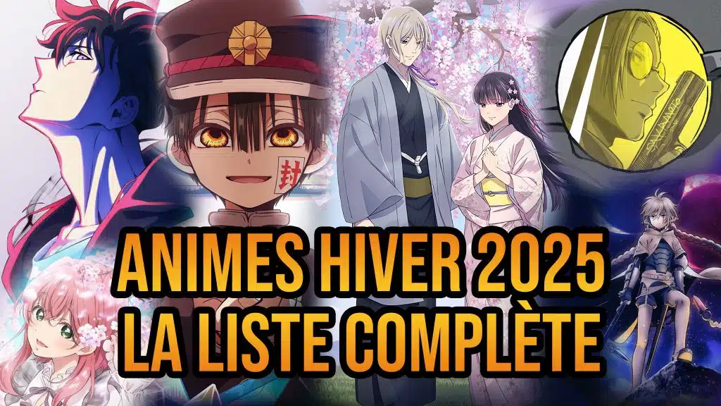 Liste complète des animes de l'hiver 2025.