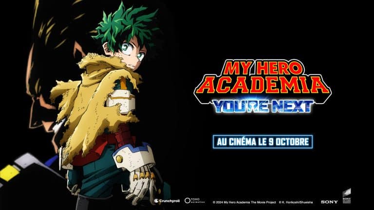 Annonce de la date de sortie en France au cinéma du film My Hero Academia : You're Next.