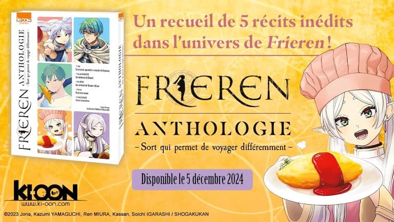 Annonce de la date de sortie en France du manga Frieren Anthologie.