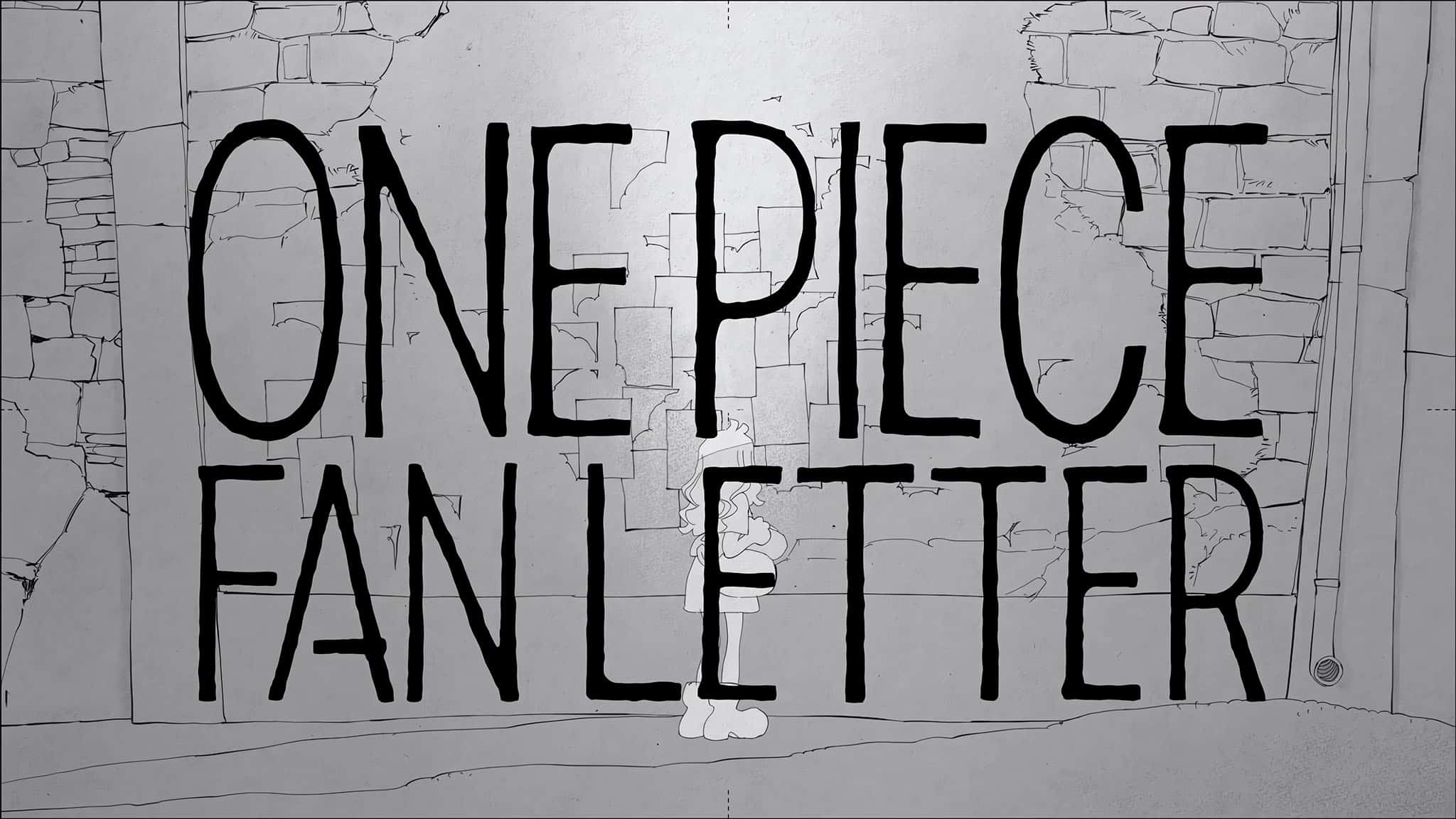 Annonce de l'anime ONE PIECE FAN LETTER.