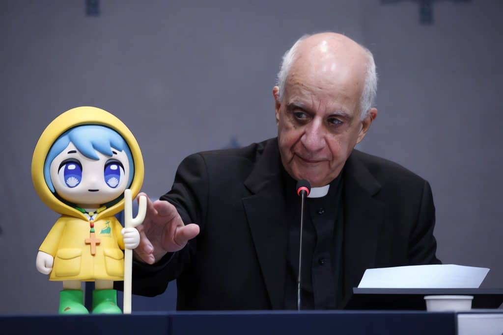 Présentation de Luce, la nouvelle mascotte du Vatican pour 2025.