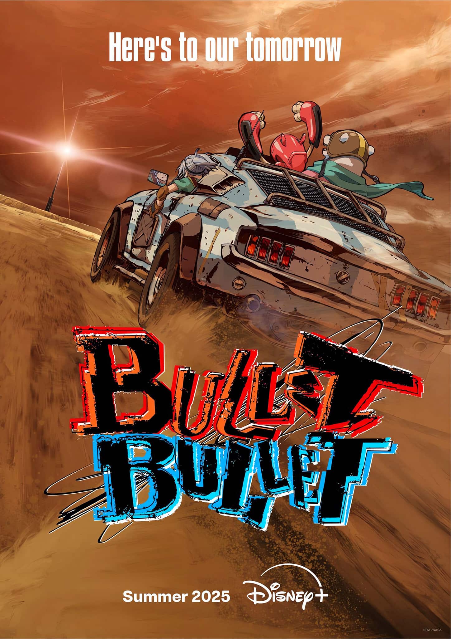 Premier visuel pour l'anime BULLET/BULLET.