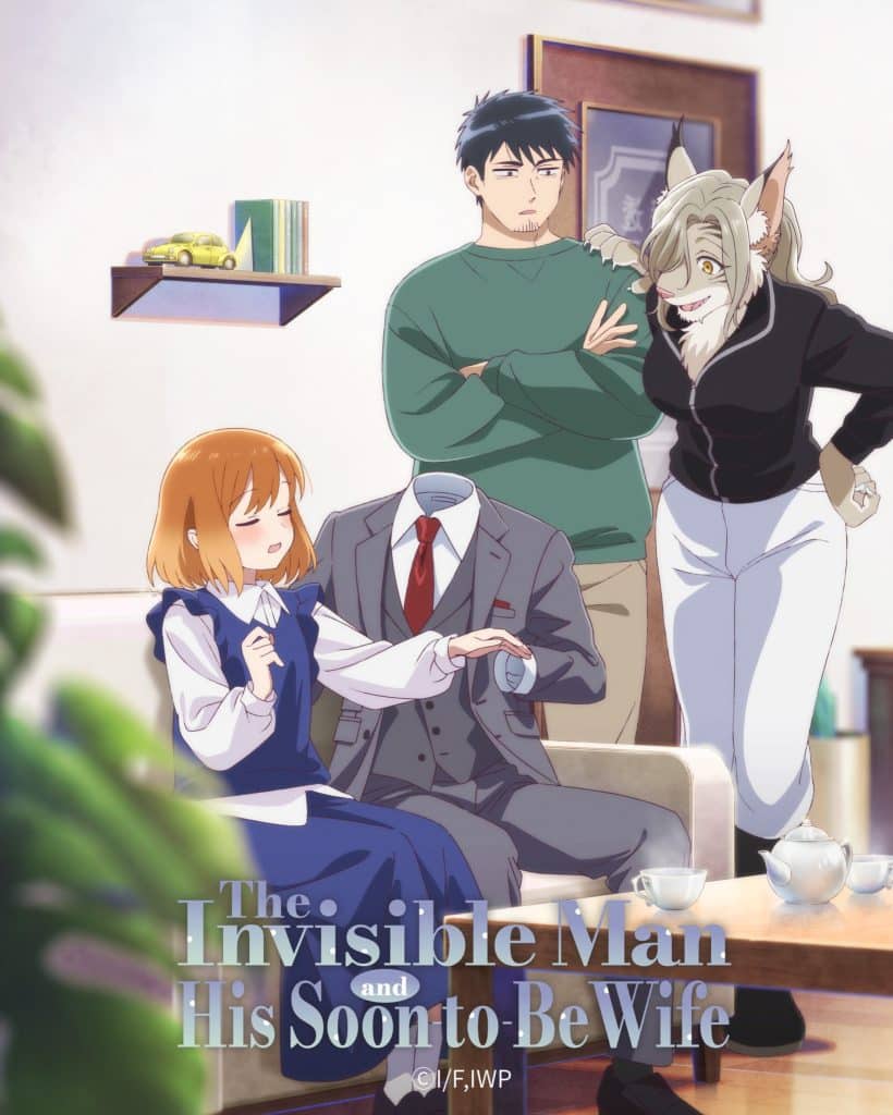Deuxième visuel de l'anime The Invisible Man and His Soon-to-be Wife.