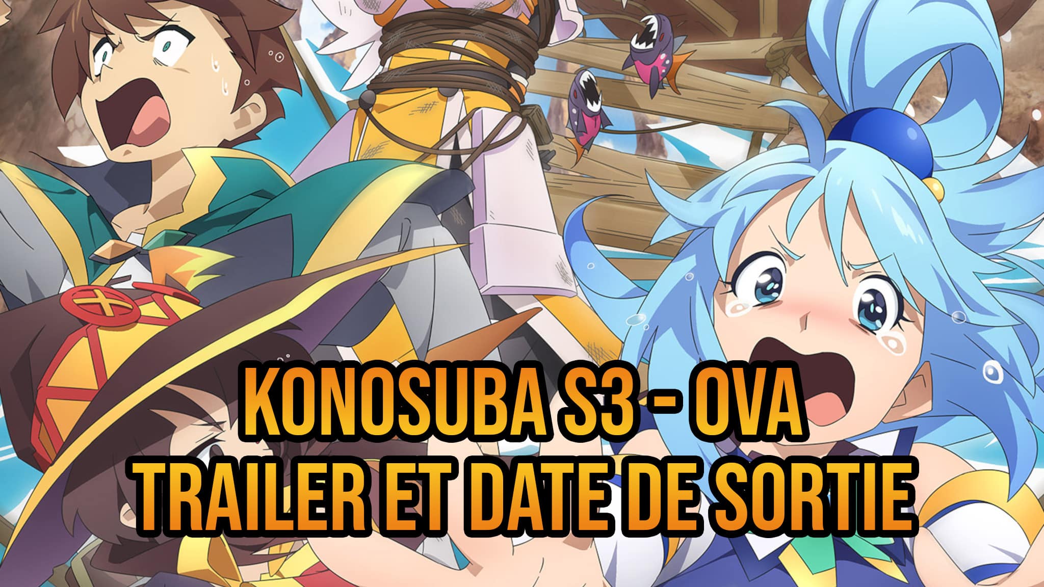 Annonce de la date de sortie pour l'anime KONOSUBA Saison 3 OVA : BONUS STAGE.