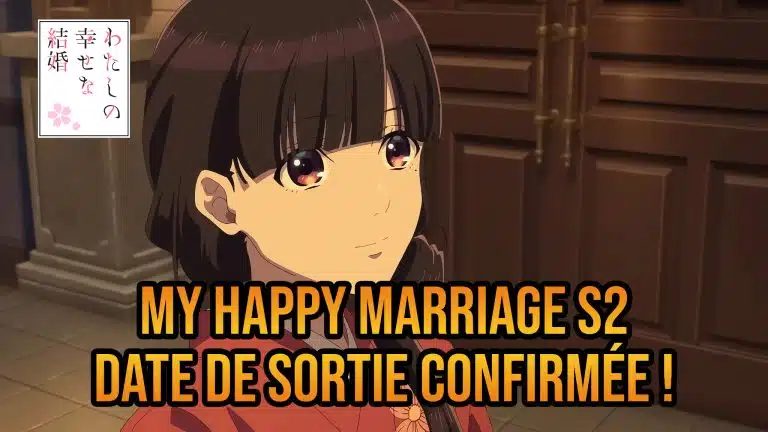 Annonce de la date de diffusion exacte de l'anime My Happy Marriage Saison 2 sur Netflix.