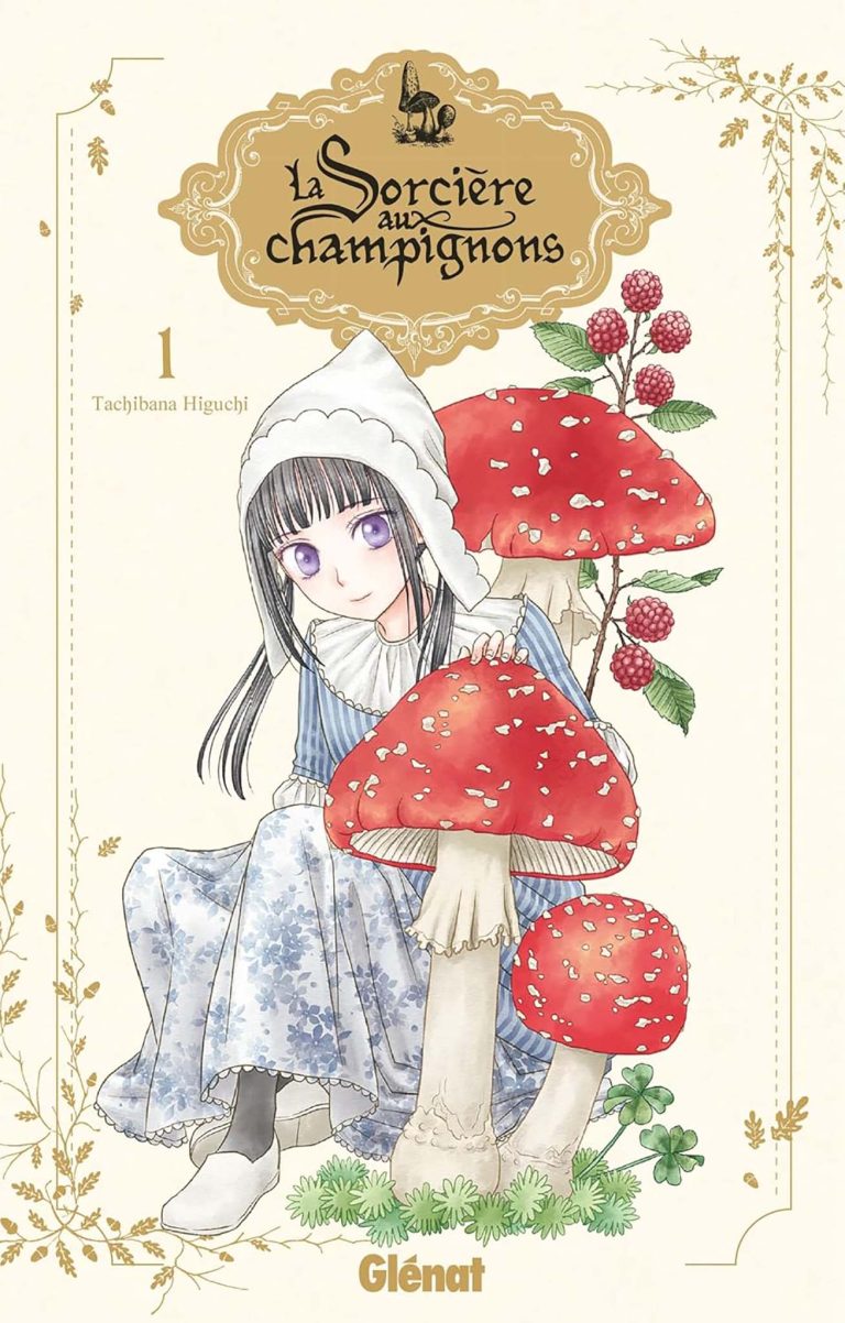 Tome 1 du manga La Sorcière aux Champignons.