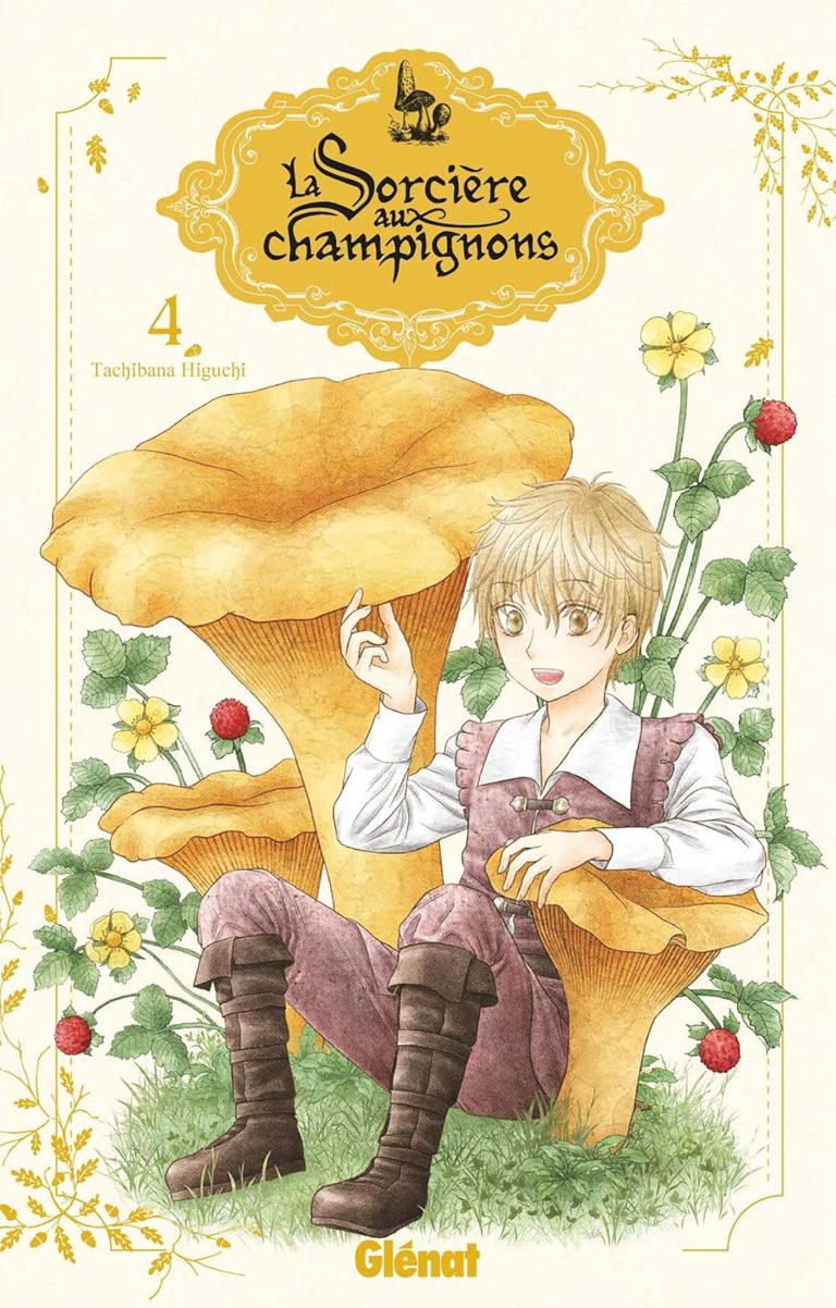 Tome 4 du manga La Sorcière aux Champignons.