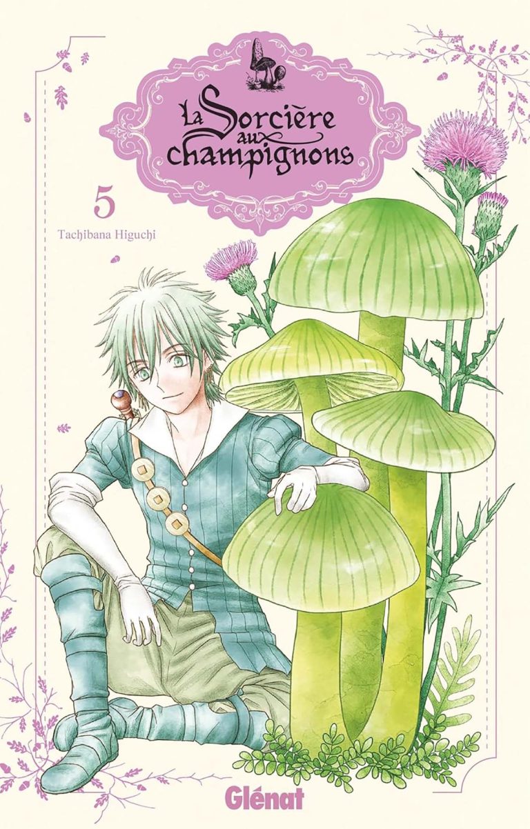 Tome 5 du manga La Sorcière aux Champignons.