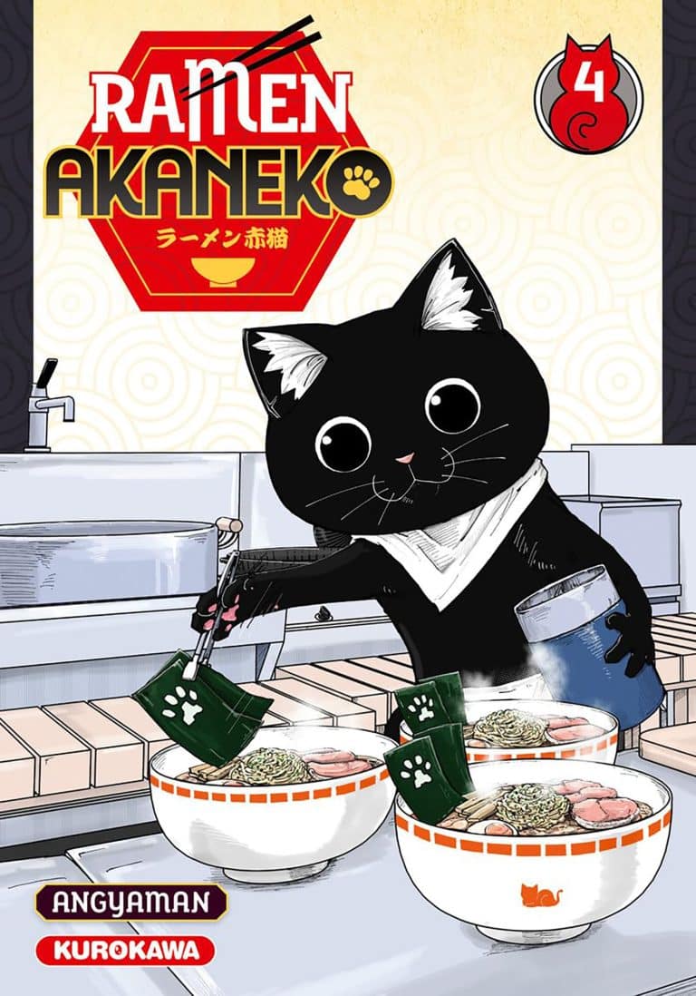 Tome 4 du manga Ramen Akaneko.