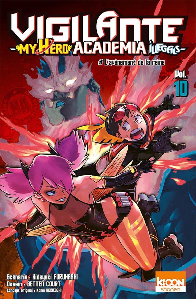 Tome 10 du manga Vigilante : My Hero Academia Illegals.