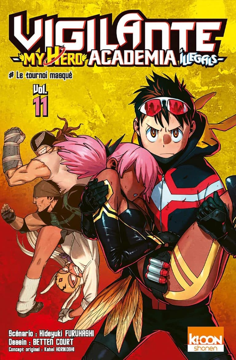 Tome 11 du manga Vigilante : My Hero Academia Illegals.