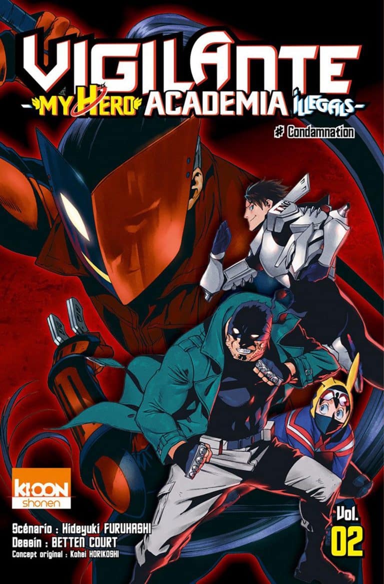 Tome 2 du manga Vigilante : My Hero Academia Illegals.