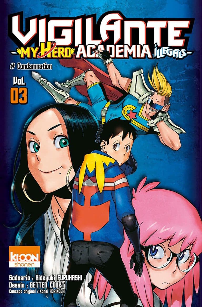 Tome 3 du manga Vigilante : My Hero Academia Illegals.