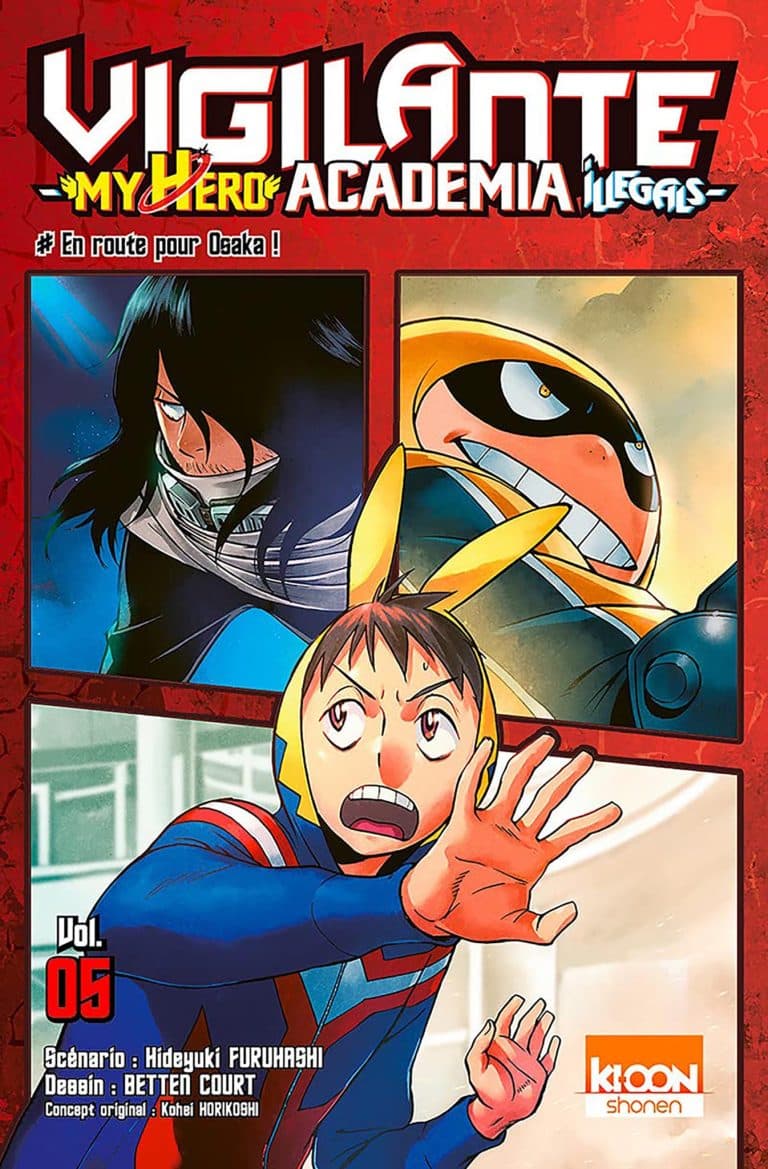 Tome 5 du manga Vigilante : My Hero Academia Illegals.