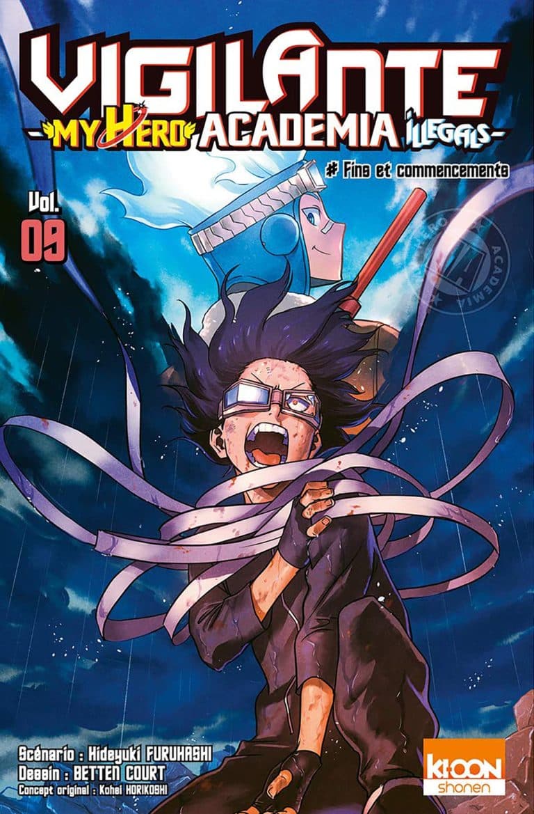 Tome 9 du manga Vigilante : My Hero Academia Illegals.