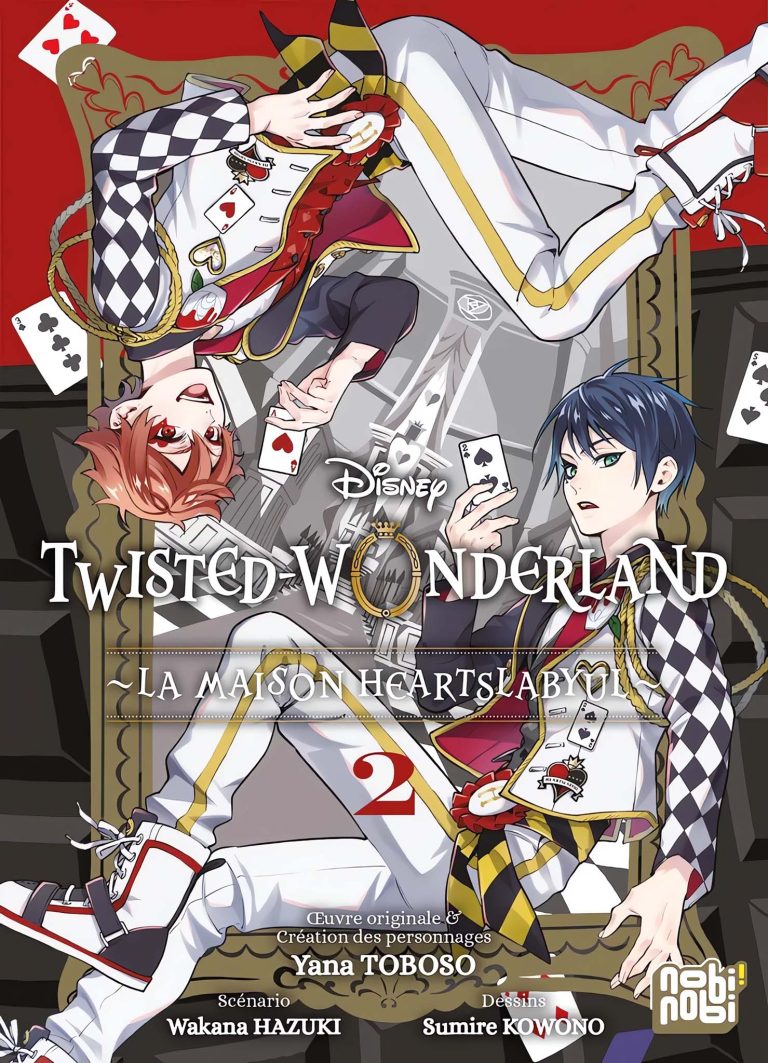 Tome 2 du manga Disney Twisted-Wonderland : La Maison Heartslabyul.