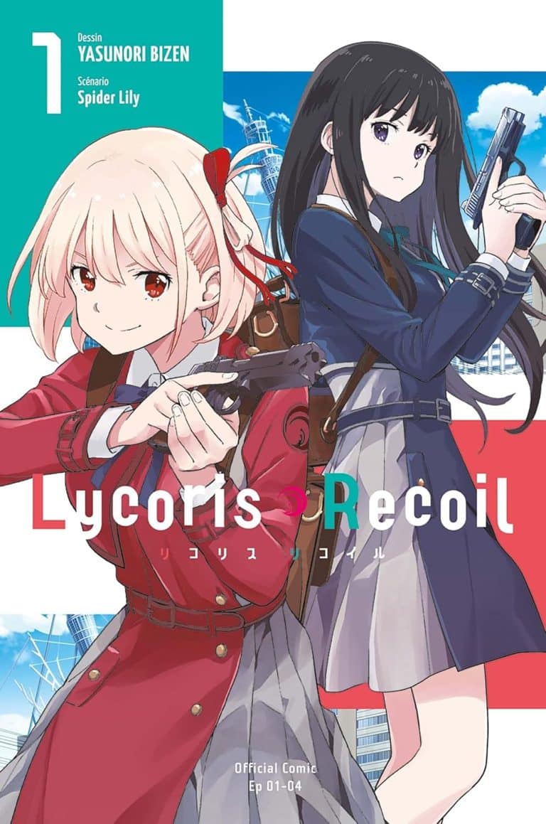 Tome 1 du manga Lycoris Recoil.