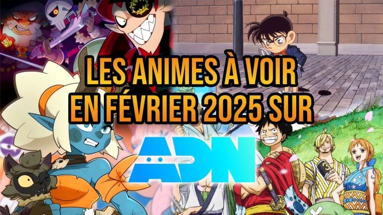 Présentation des animes à voir sur ADN en février 2025.