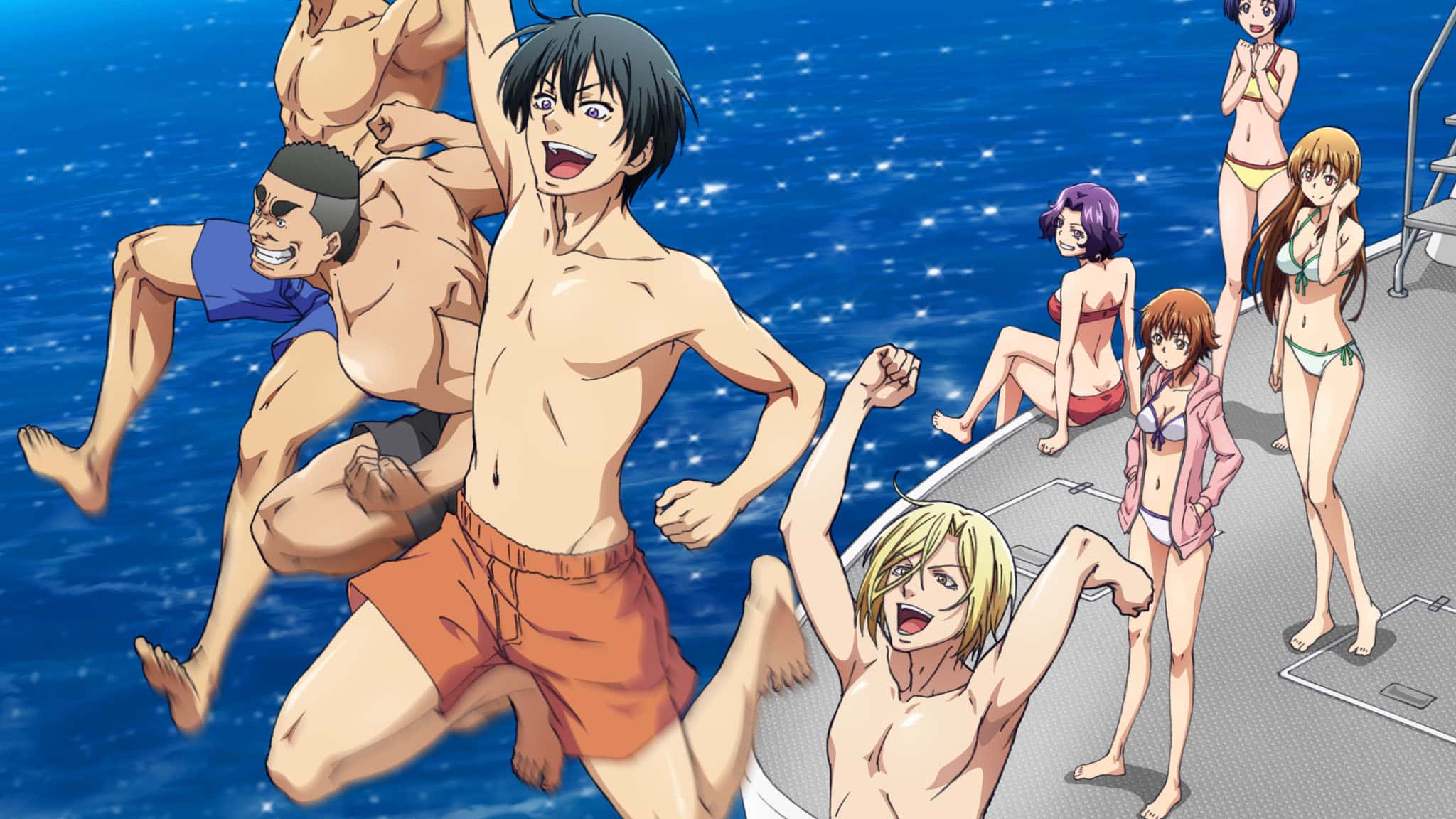 Annonce de la date de sortie de l'anime Grand Blue Saison 2 pour le 7 juillet 2025 au Japon.