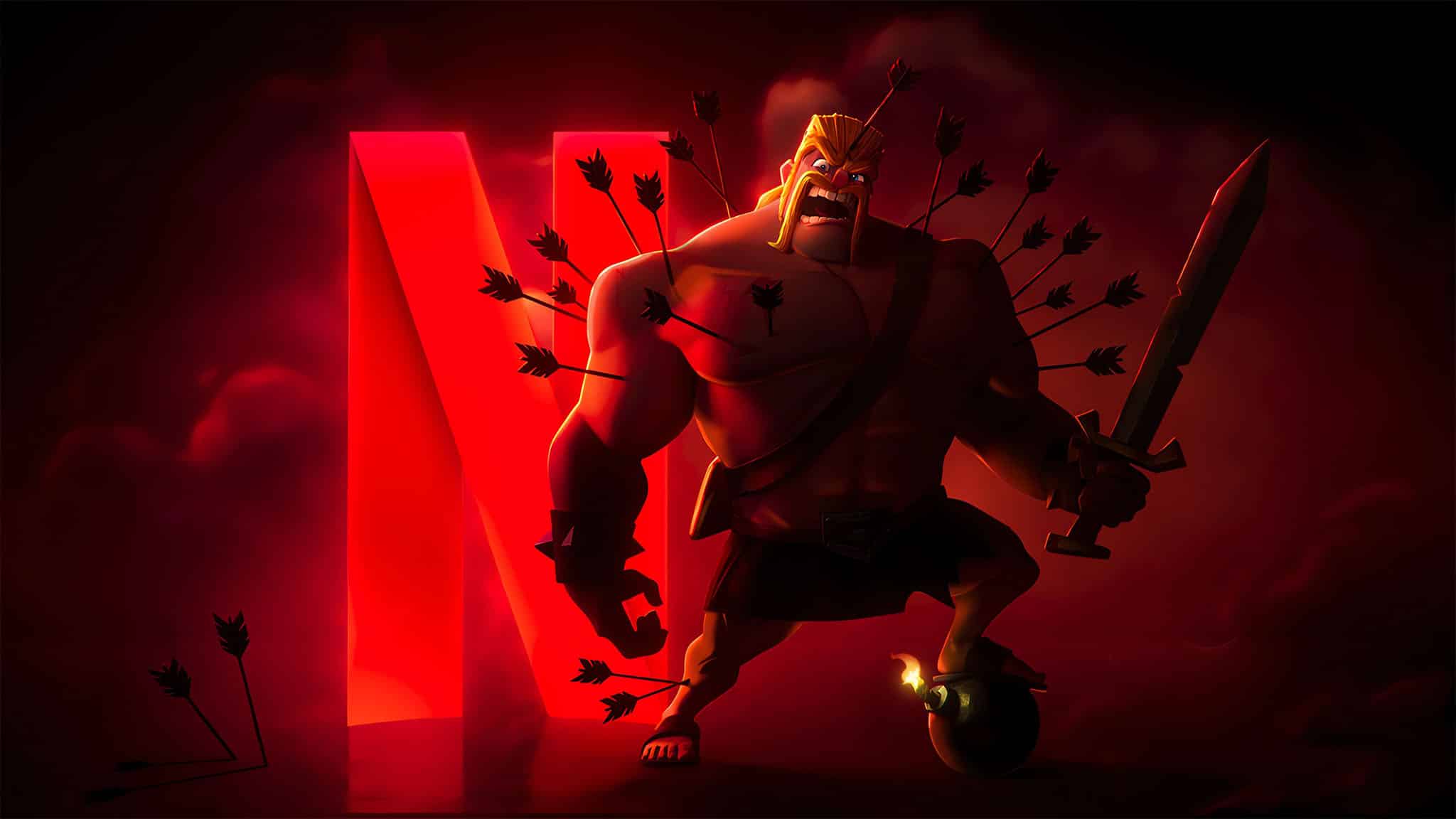 Annonce de l'anime CLASH OF CLANS par Netflix.