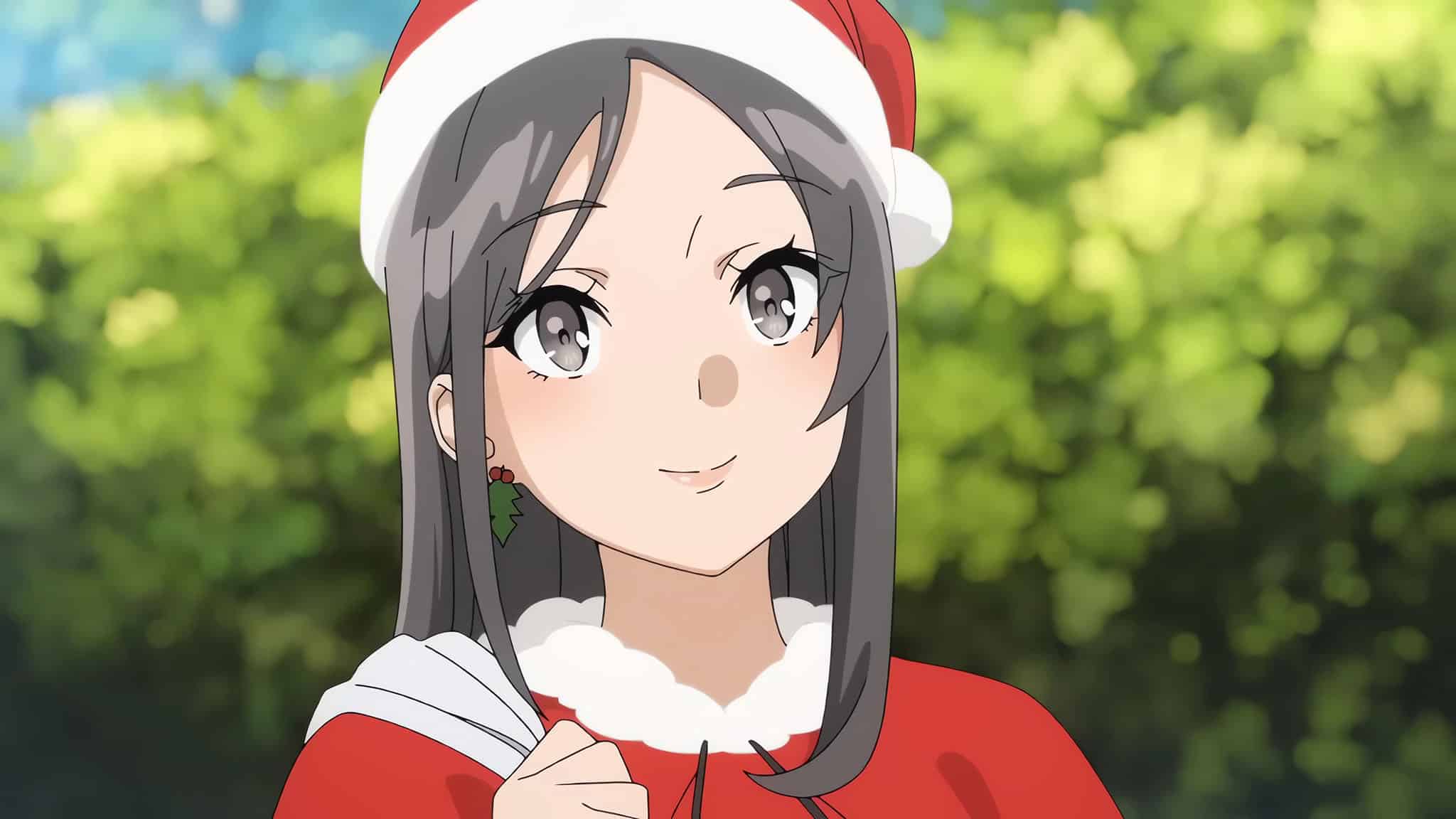 Annonce de la date de sortie de l'anime Rascal Does Not Dream of Santa Claus pour le 5 juillet 2025.