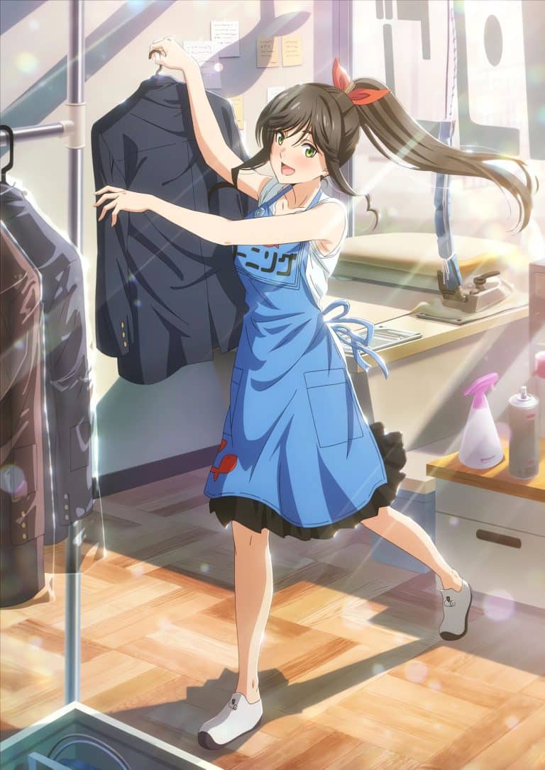 Premier visuel pour l'anime Kirei ni Shitemoraemasu ka (Wash It All Away).