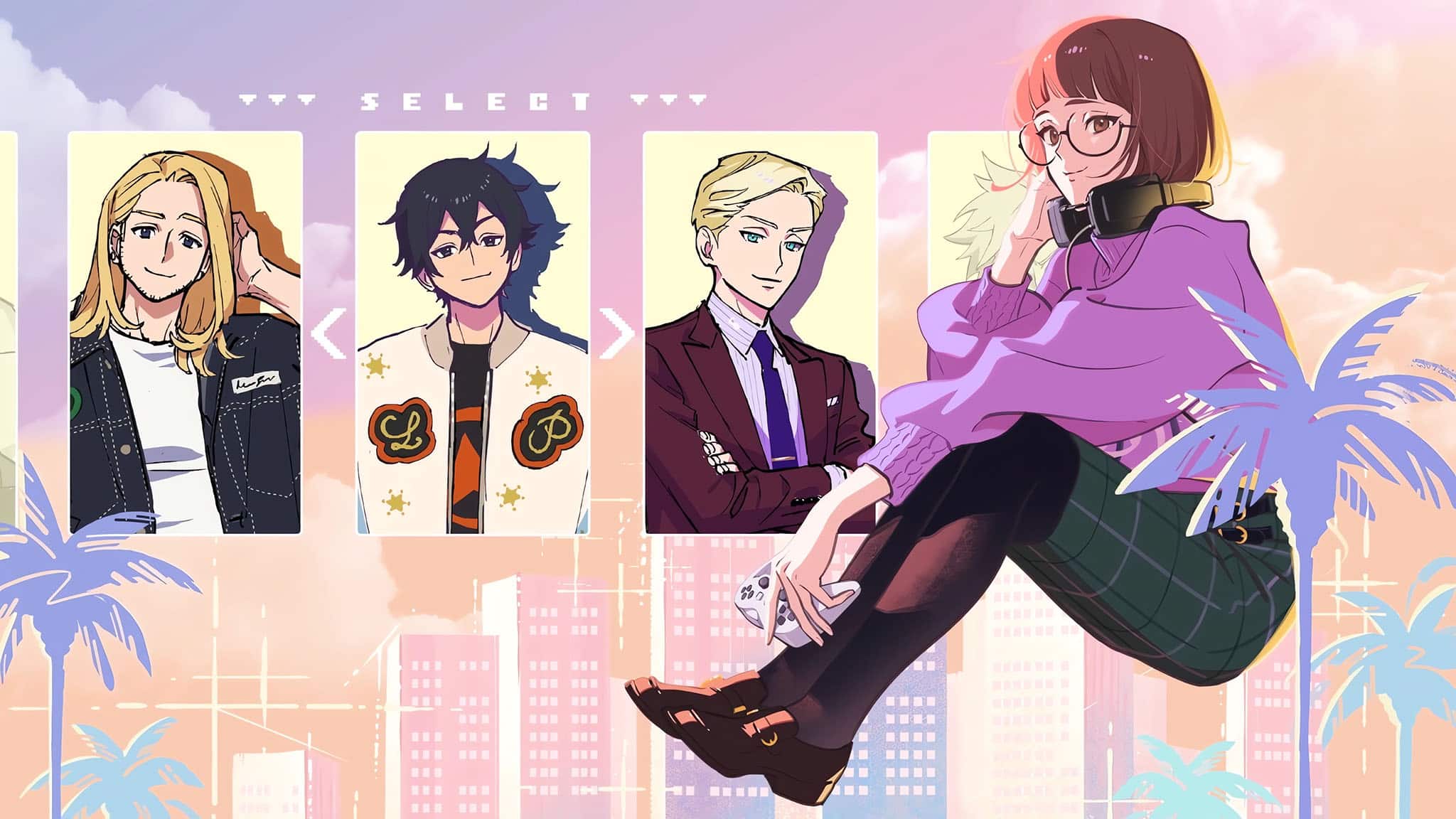 Annonce de la diffusion de l'anime Let's Play pour 2025 sur Crunchyroll.