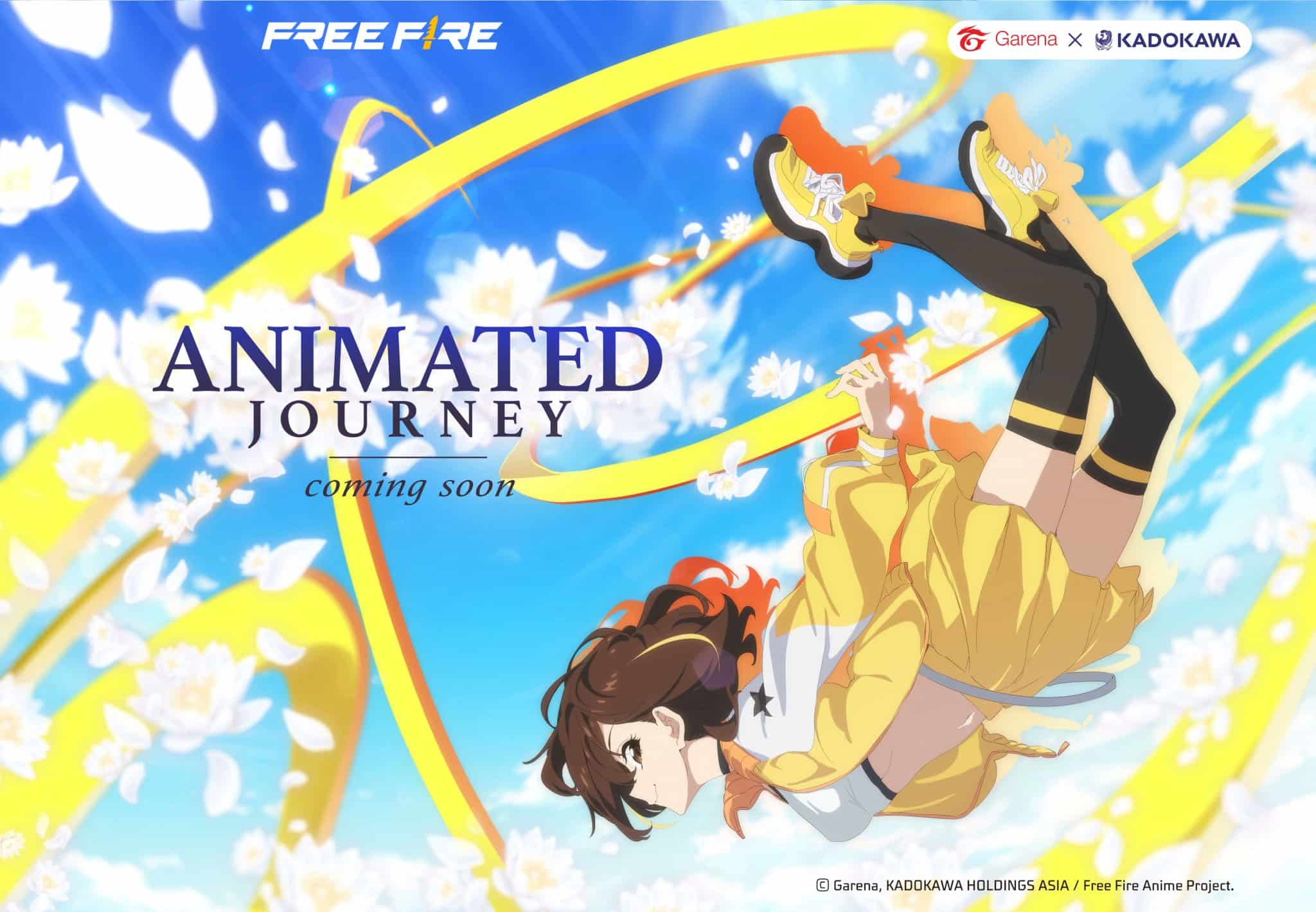 Premier visuel pour l'anime Garena Free Fire.