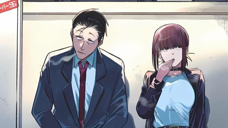 Annonce de l'anime Smoking Behind the Supermarket With You pour 2026.