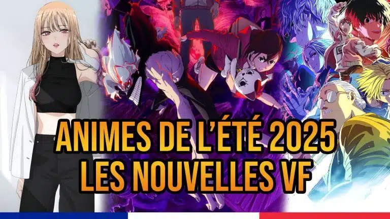 Liste des nouveaux animes en VF pour l'été 2025.