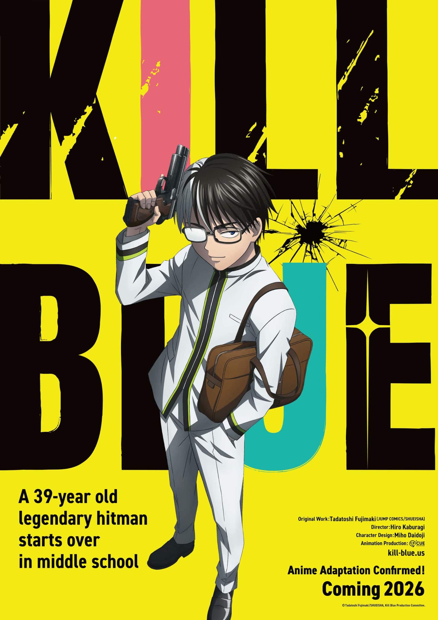 Premier visuel de l'anime KILL BLUE.