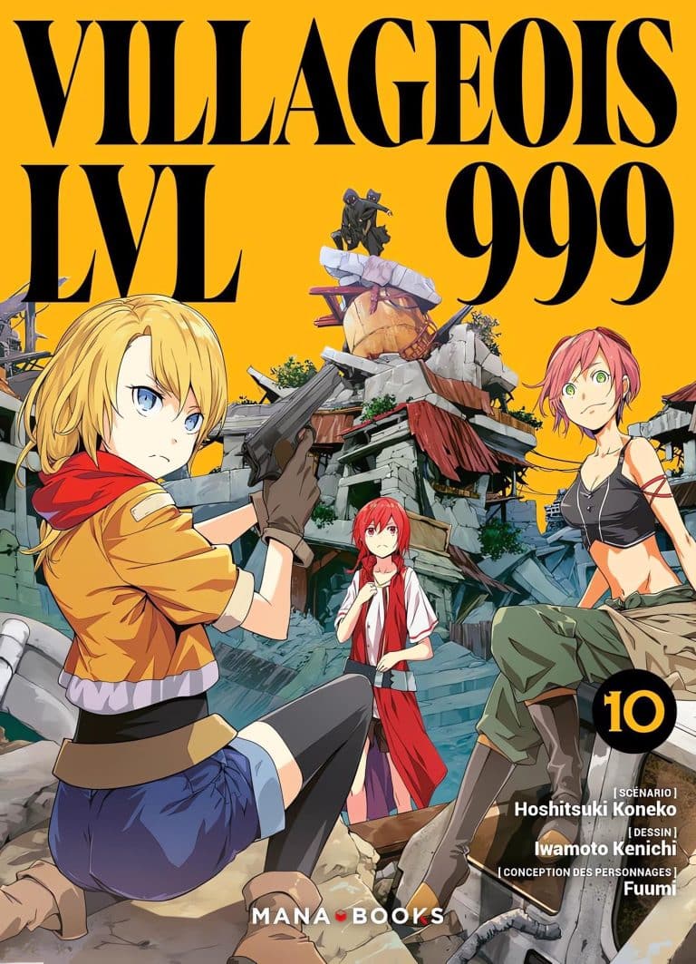 Tome 10 du manga Villageois LVL 999.