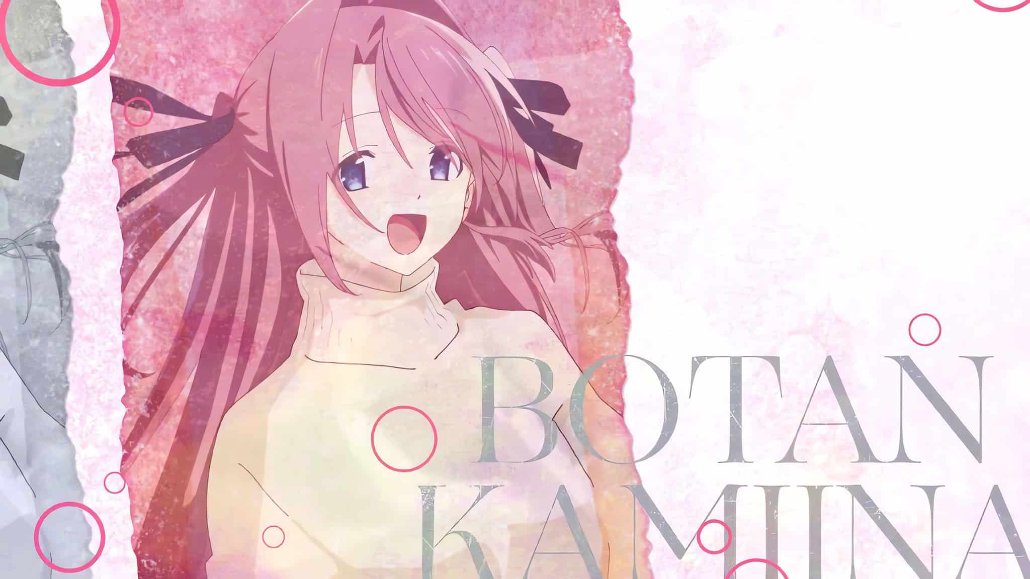 Annonce de la diffusion de l'anime Botan Kamiina Fully Blossoms When Drunk pour avril 2026.