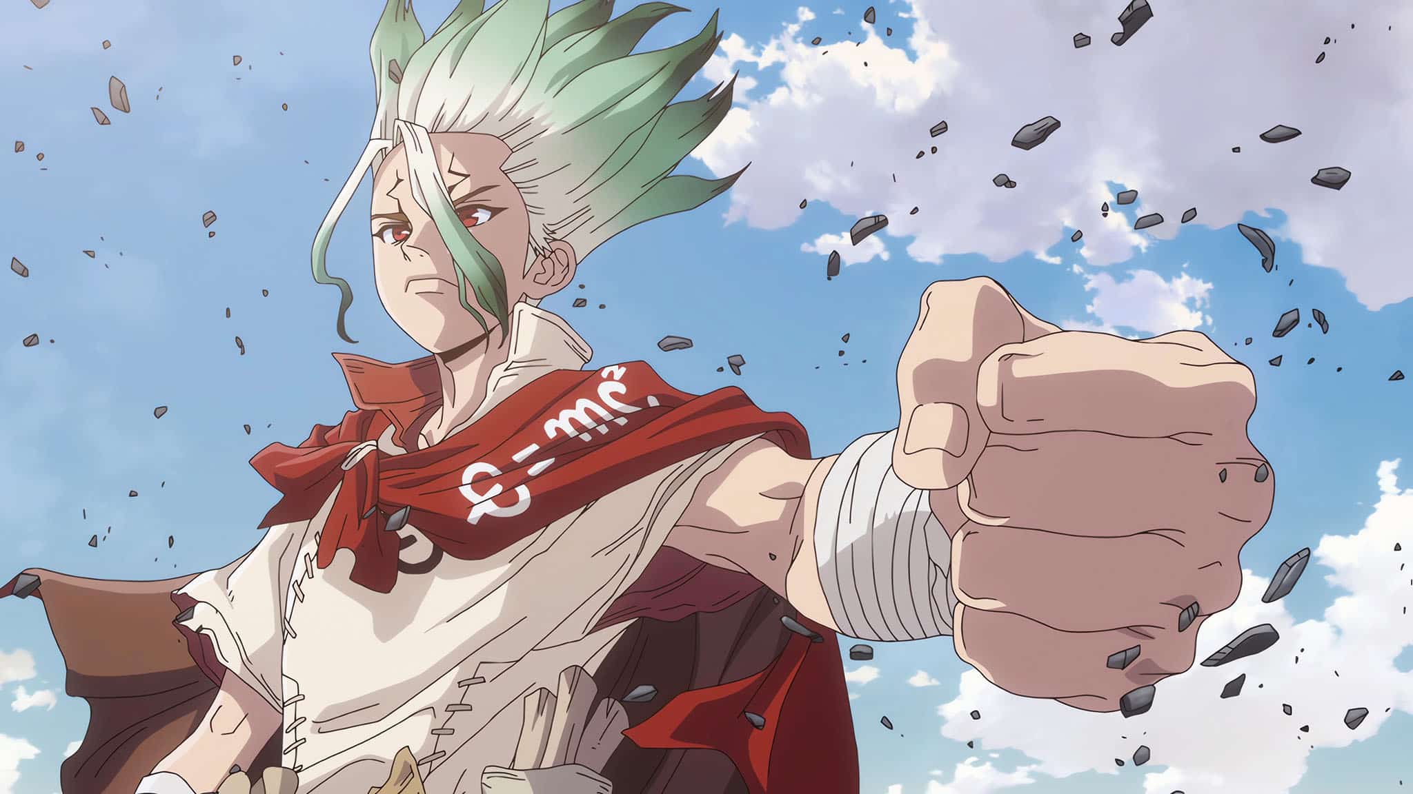 Annonce de la diffusion de l'anime Dr. STONE Saison 4 Partie 3 en 2026.
