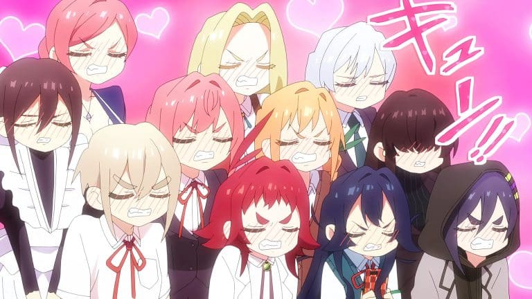 Annonce de l'anime Les 100 petites amies qui t'aiiiment à en mourir saison 3.