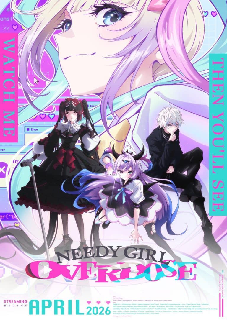 Troisième visuel pour l'anime Needy Girl Overdose.