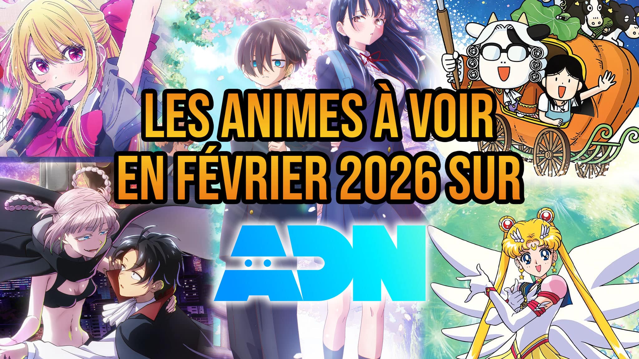 Liste des animes diffusés en février 2026 sur ADN.