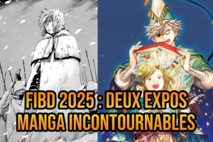 Présentation des expositions Vinland Saga et L'Atelier des Sorciers au FIBD 2025.