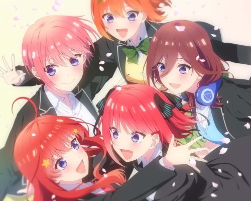 Annonce de l'anime The Quintessential Quintuplets : Spring, Summer, Fall, Winter.