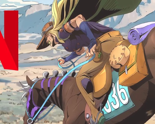 Annonce de la diffusion de l'anime STEEL BALL RUN : Jojo's Bizarre Adventure sur Netflix.