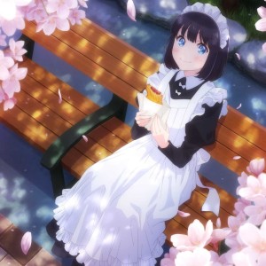 Premier visuel pour l'anime The Food Diary of Miss Maid (Maid-san wa Taberu dake).