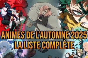 La liste complète des animes de l'automne 2025.